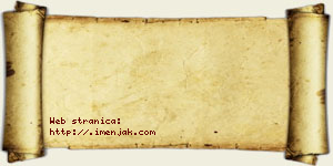 Isidora Vasić vizit kartica